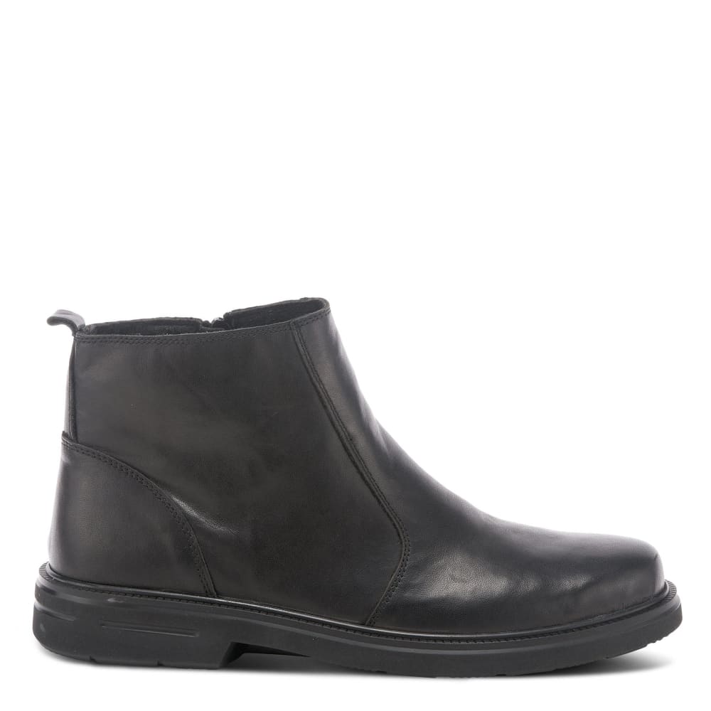 Spring Step Shoes Abram Men's Black Premium Leather Ankle Boots