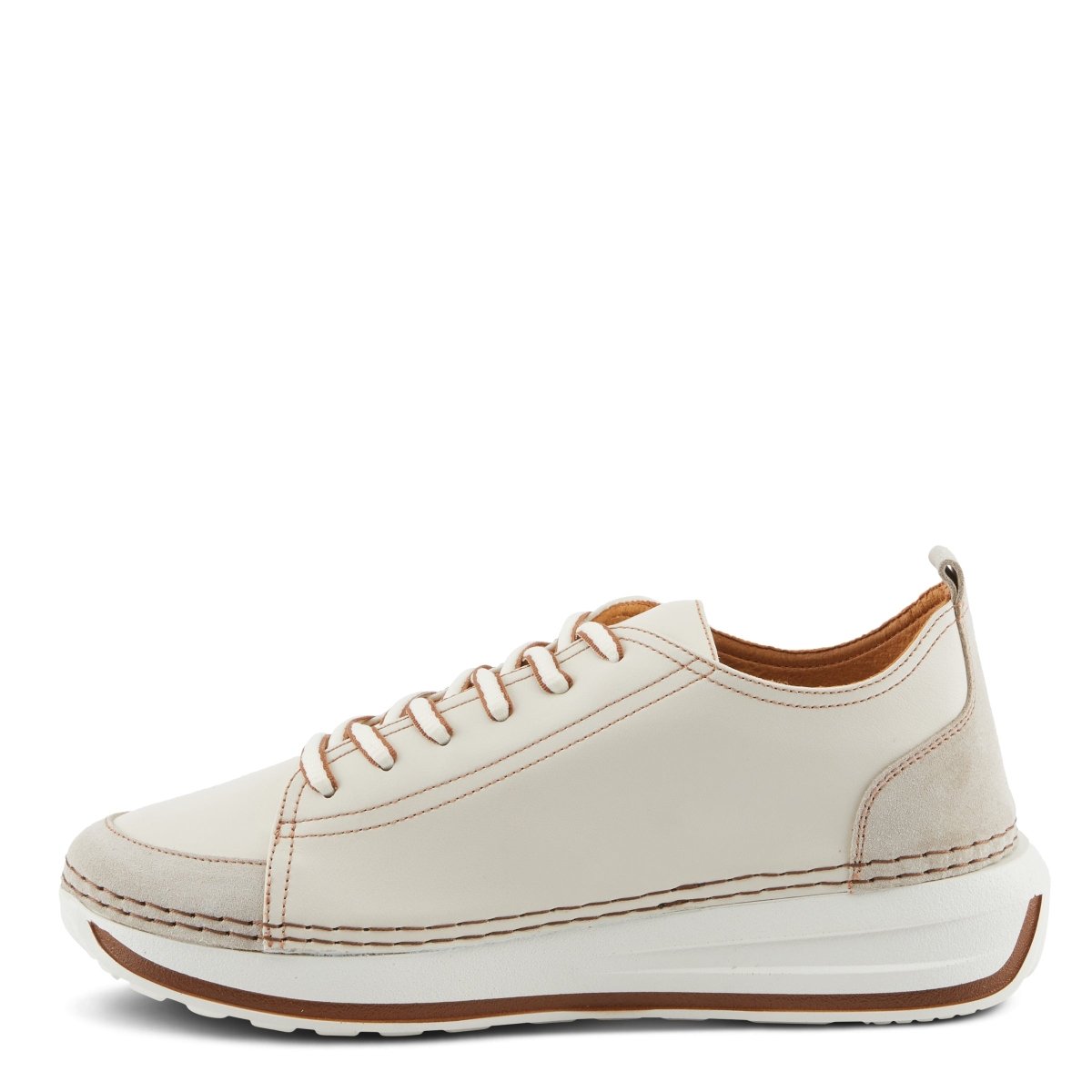 Spring Step Shoes Angolan Women's Elegant Sporty Leather Sneakers