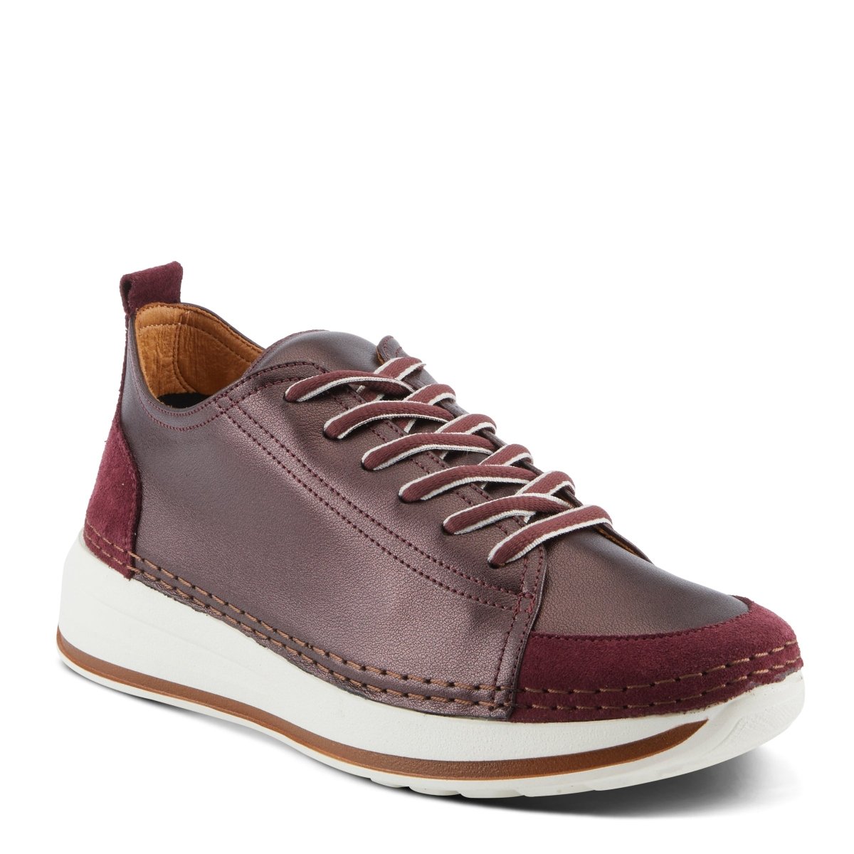 Spring Step Shoes Angolan Women's Elegant Sporty Leather Sneakers
