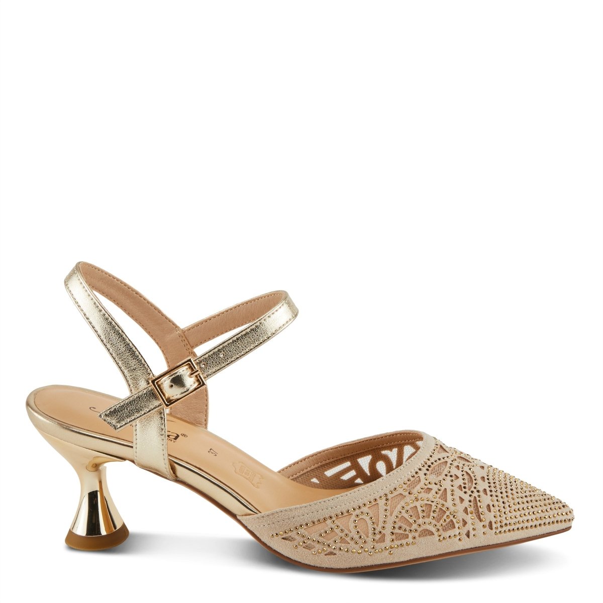 Spring Step Shoes Azura Delicate Sandals Women’s Leather Rhinestones