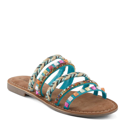 Spring Step Shoes Azura Intoxicate Sandals Women’s Textile Leather Suede