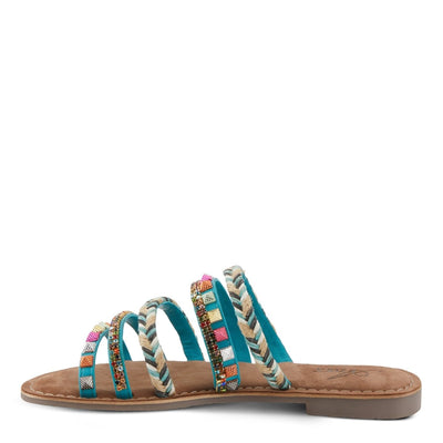 Spring Step Shoes Azura Intoxicate Sandals Women’s Textile Leather Suede