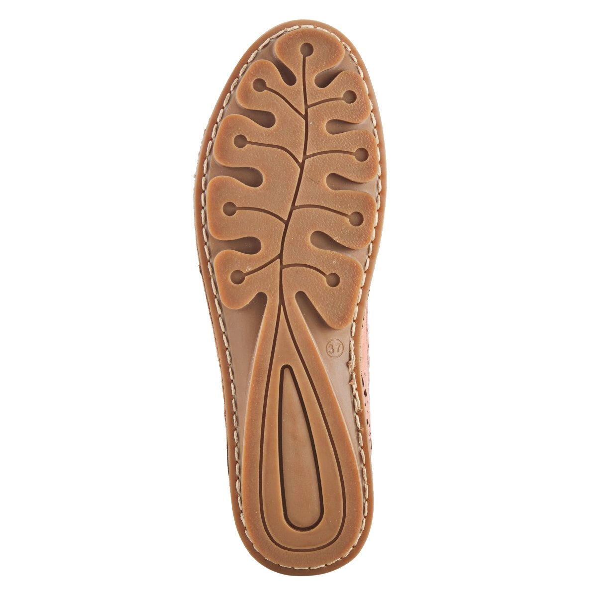 Spring Step Shoes Brandal Women’s Leather Peep Toe Flats