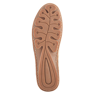 Spring Step Shoes Brandal Women’s Leather Peep Toe Flats
