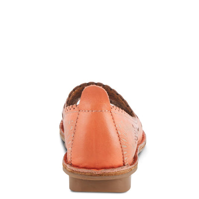 Spring Step Shoes Brandal Women’s Leather Peep Toe Flats