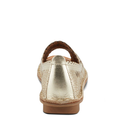 Spring Step Shoes Brandal Women’s Leather Peep Toe Flats