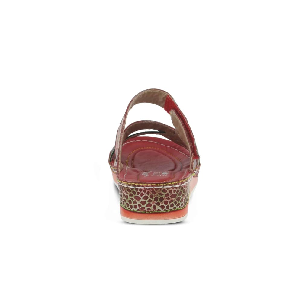 Spring Step Shoes Caiman Hand Painted Sandals