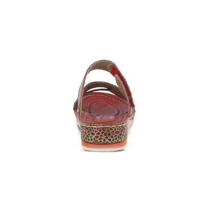 Spring Step Shoes Caiman Hand Painted Sandals
