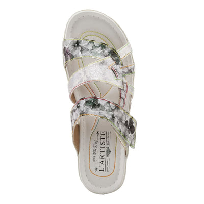 Spring Step Shoes Caiman Hand Painted Sandals