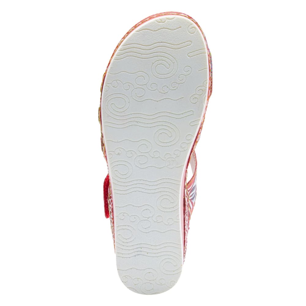 Spring Step Shoes Caiman Hand Painted Sandals