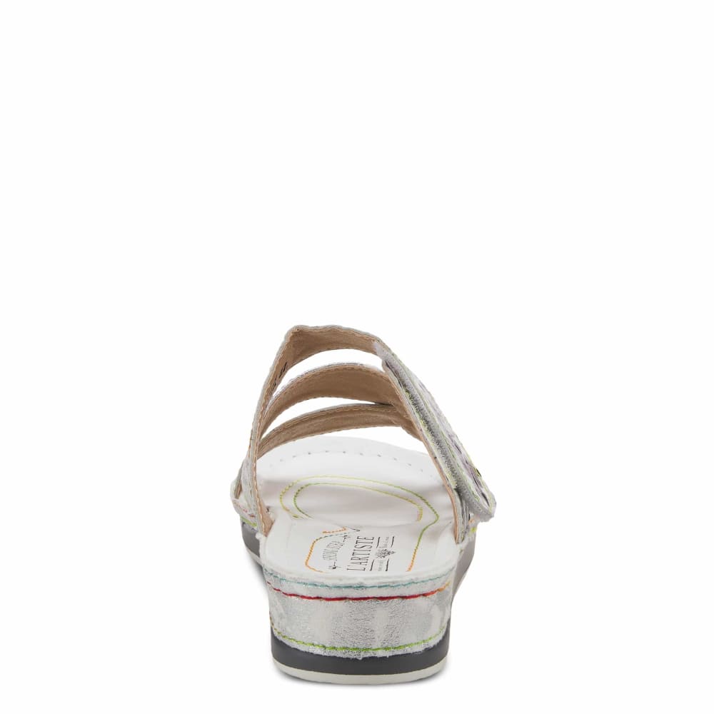 Spring Step Shoes Caiman Hand Painted Sandals