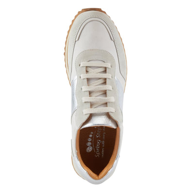 Spring Step Shoes Compter Women's Modern Fashion Leather and Suede Sneakers