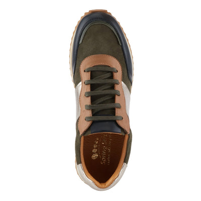Spring Step Shoes Compter Women's Modern Fashion Leather and Suede Sneakers
