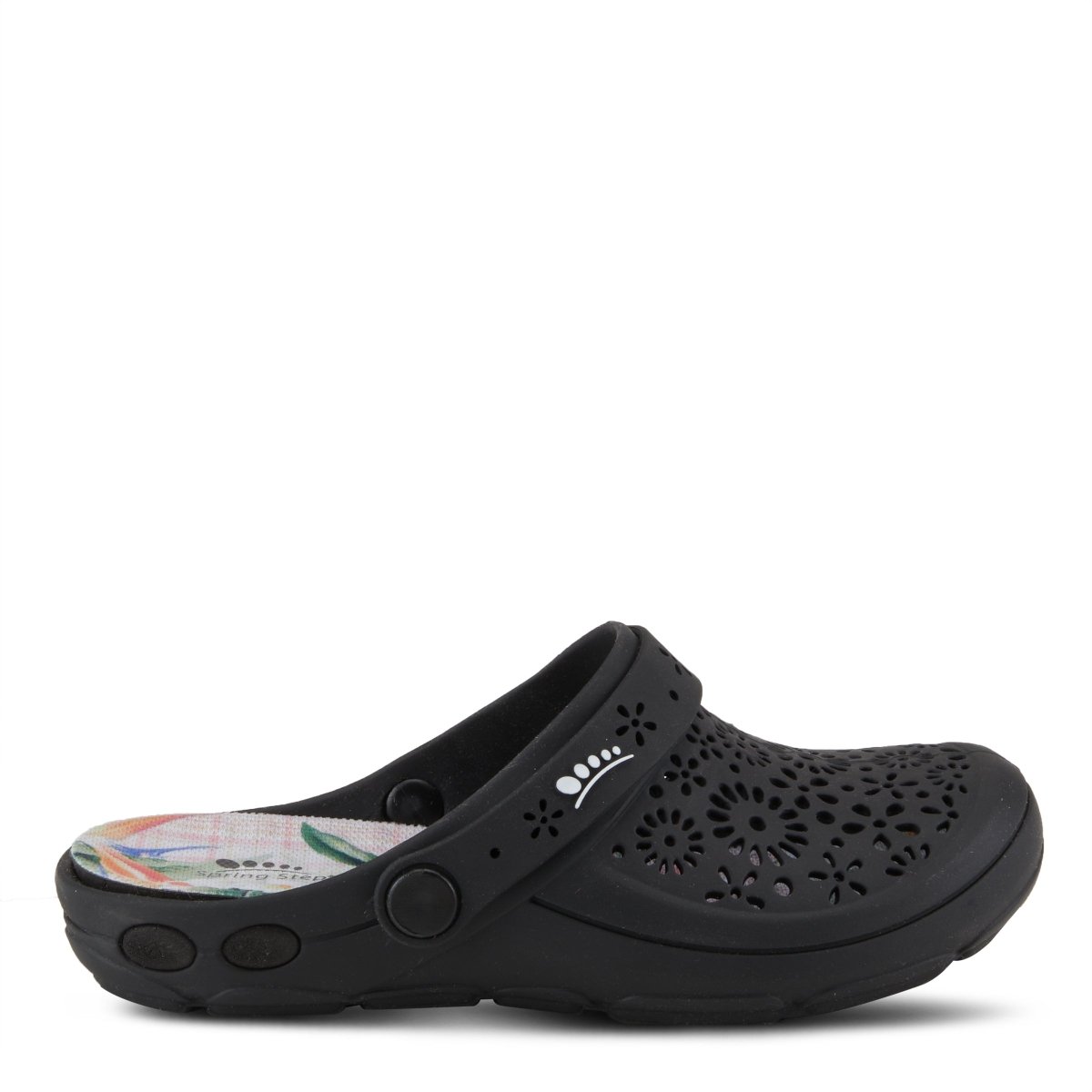 Spring Step Shoes Contigo Clogs Women's Perforated Tpr Slip On