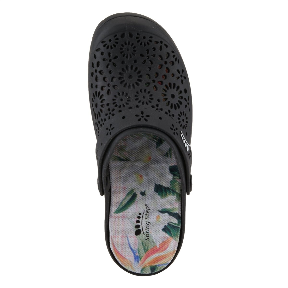 Spring Step Shoes Contigo Clogs Women's Perforated Tpr Slip On
