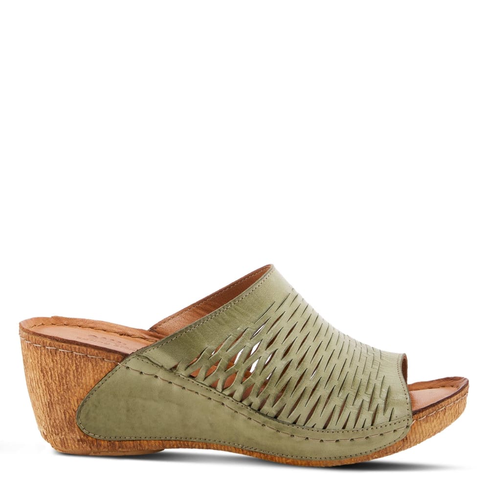 Spring Step Shoes Cunacena Women's Leather Slide Sandals