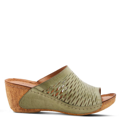 Spring Step Shoes Cunacena Women's Leather Slide Sandals