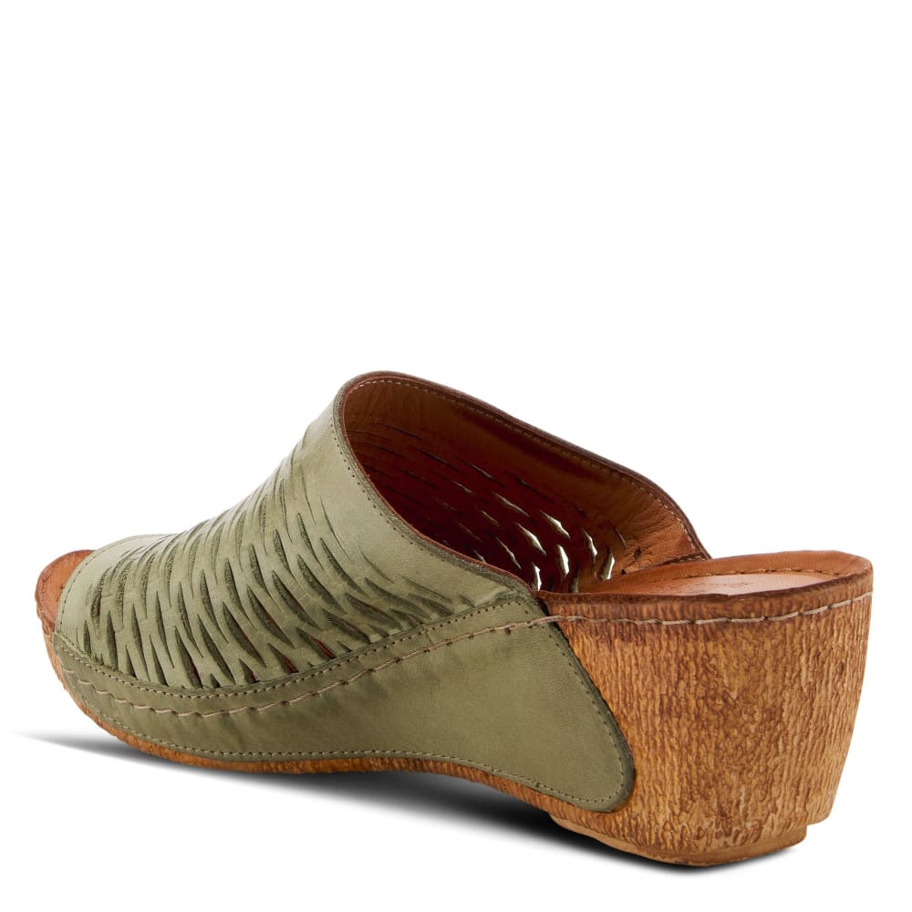 Spring Step Shoes Cunacena Women's Leather Slide Sandals