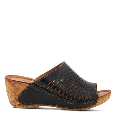 Spring Step Shoes Cunacena Women's Leather Slide Sandals