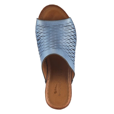 Spring Step Shoes Cunacena Women's Leather Slide Sandals