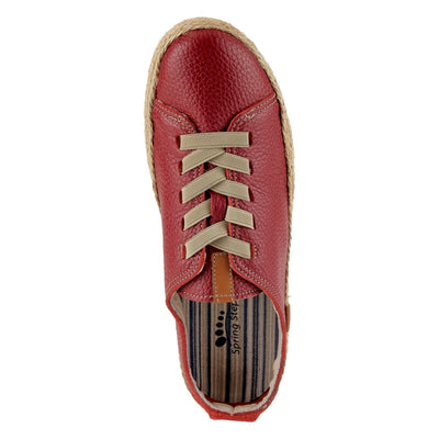 Spring Step Shoes Eloya Leather Sneaker Women’s Pebbled Leather
