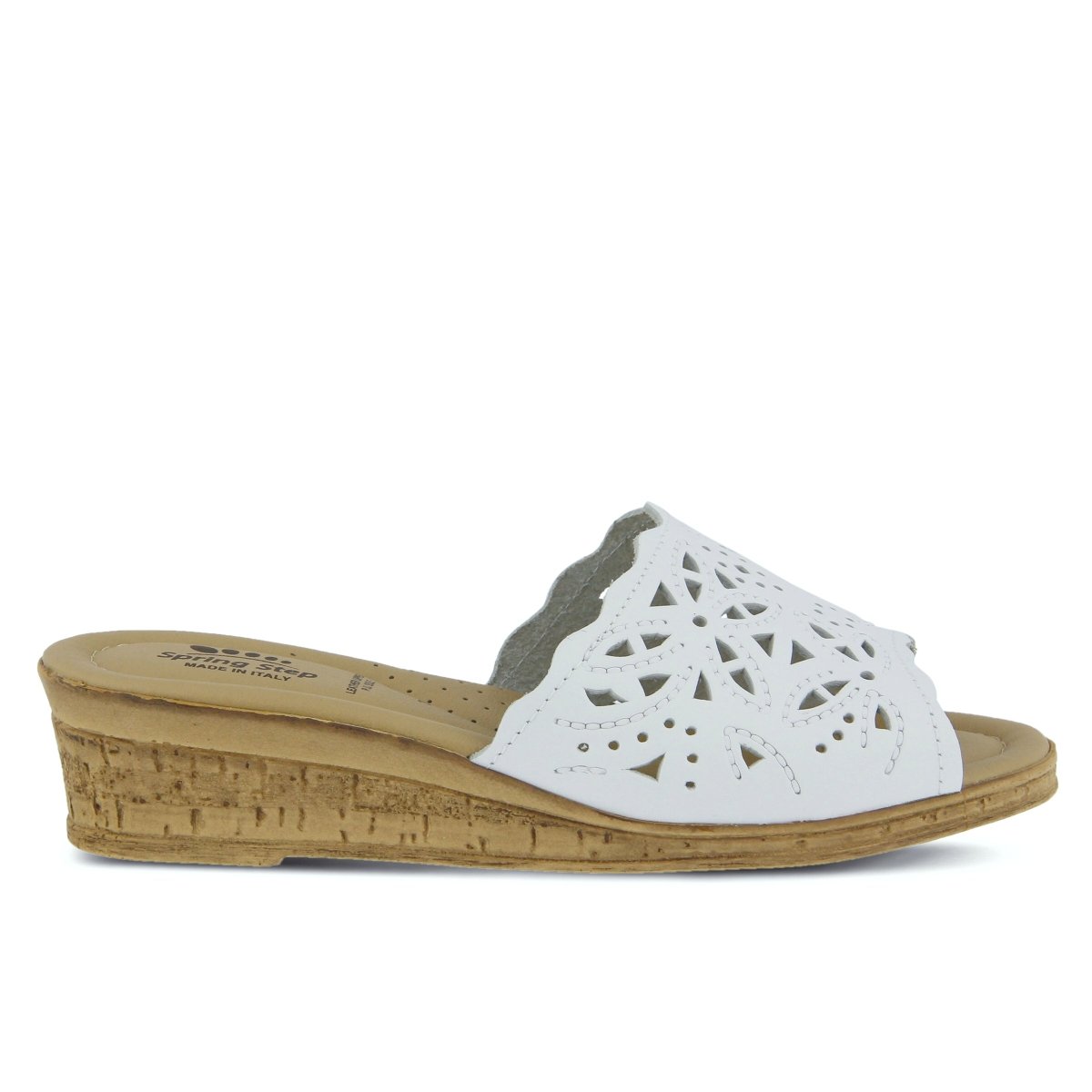 Spring Step Shoes Estella Slide Sandal Women’s Leather Wedge