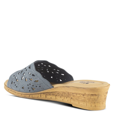 Spring Step Shoes Estella Slide Sandal Women’s Leather Wedge