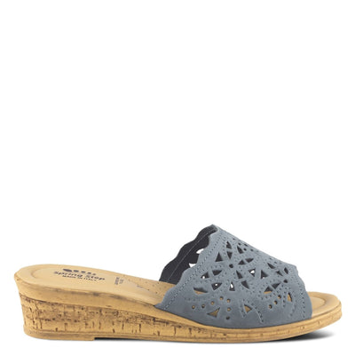 Spring Step Shoes Estella Slide Sandal Women’s Leather Wedge