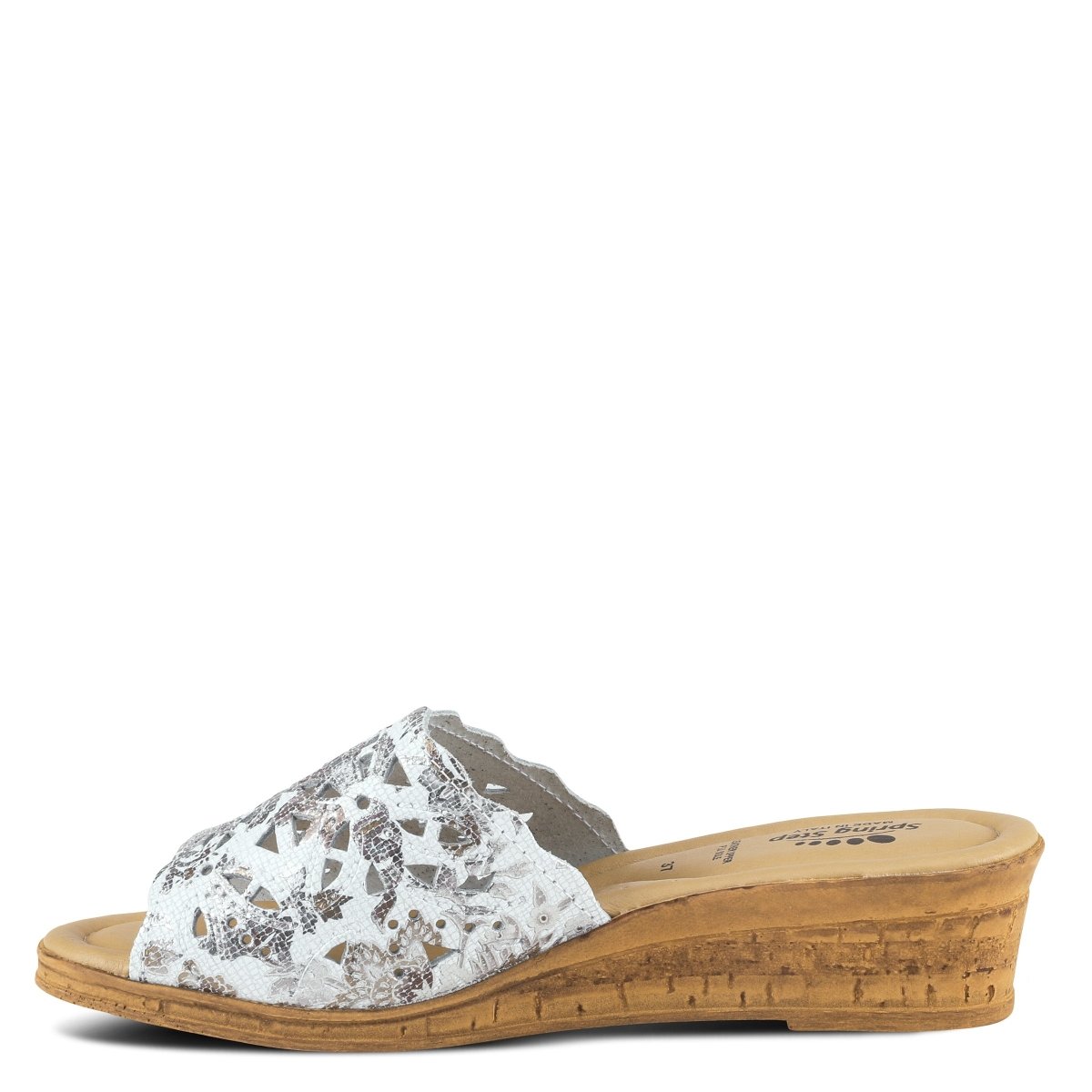 Spring Step Shoes Estella Slide Sandal Women’s Leather Wedge