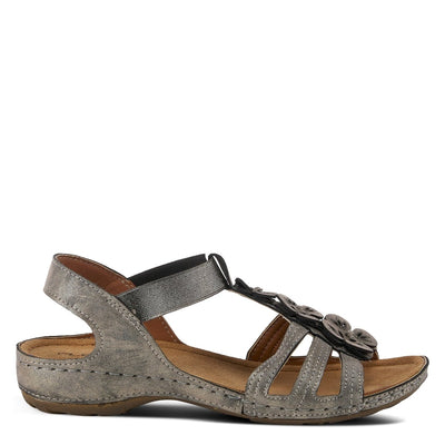 Spring Step Shoes Flexus Adede Slingback Sandal Women’s Leather Floral