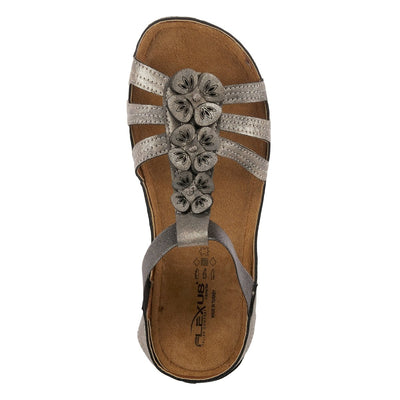 Spring Step Shoes Flexus Adede Slingback Sandal Women’s Leather Floral