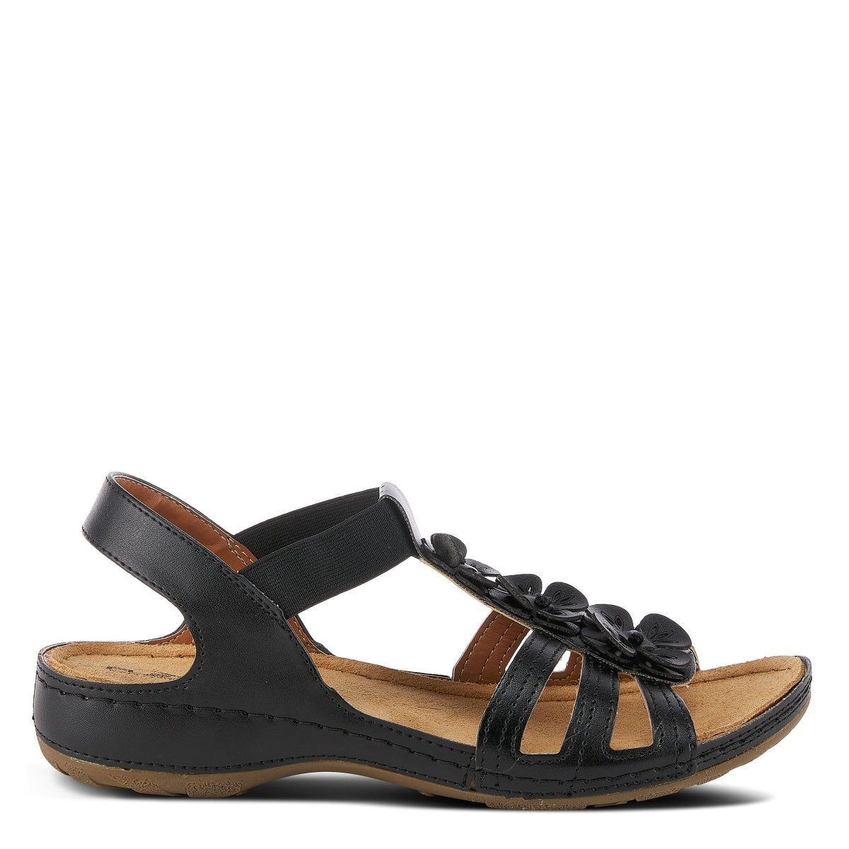 Spring Step Shoes Flexus Adede Slingback Sandal Women’s Leather Floral
