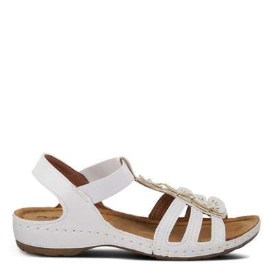 Spring Step Shoes Flexus Adede Slingback Sandal Women’s Leather Floral