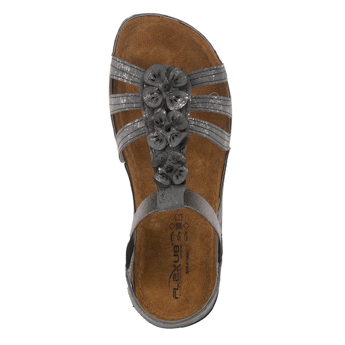 Spring Step Shoes Flexus Adede Slingback Sandal Women’s Leather Floral