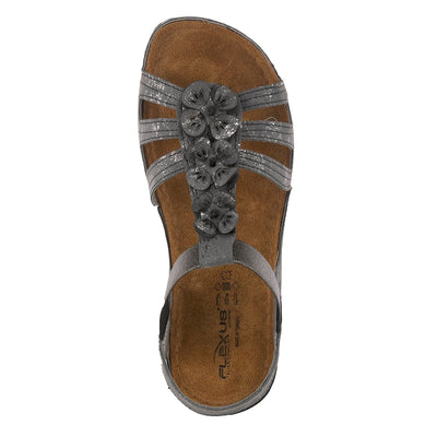 Spring Step Shoes Flexus Adede Slingback Sandal Women’s Leather Floral