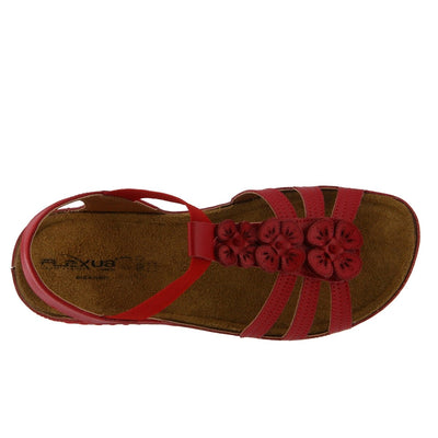 Spring Step Shoes Flexus Adede Slingback Sandal Women’s Leather Floral