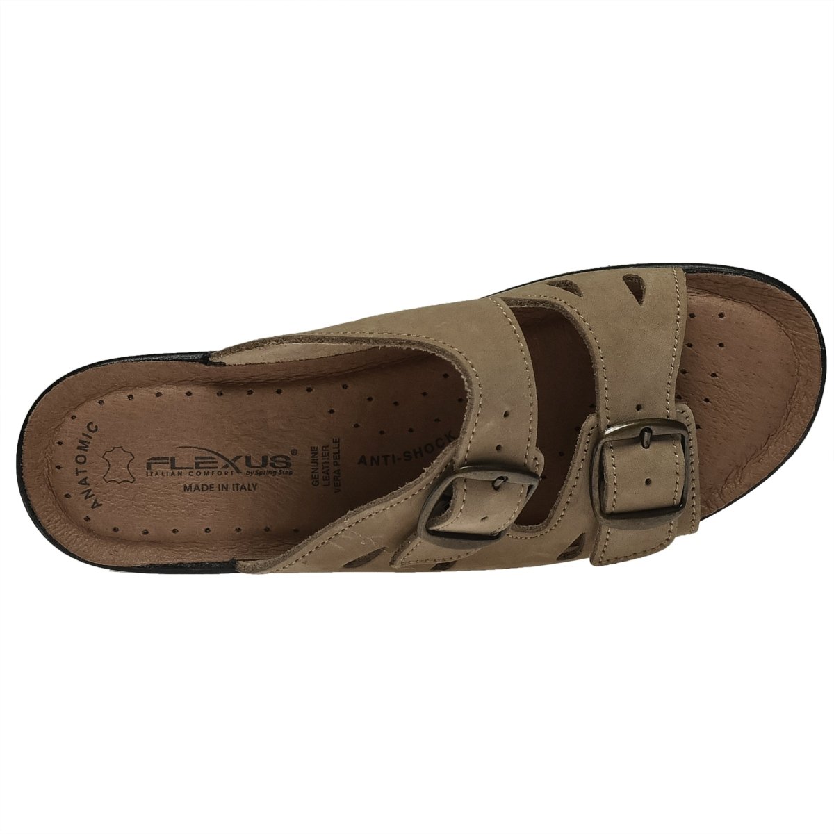 Spring Step Shoes Flexus Decca Slide Women's Leather Adjustable Sandals