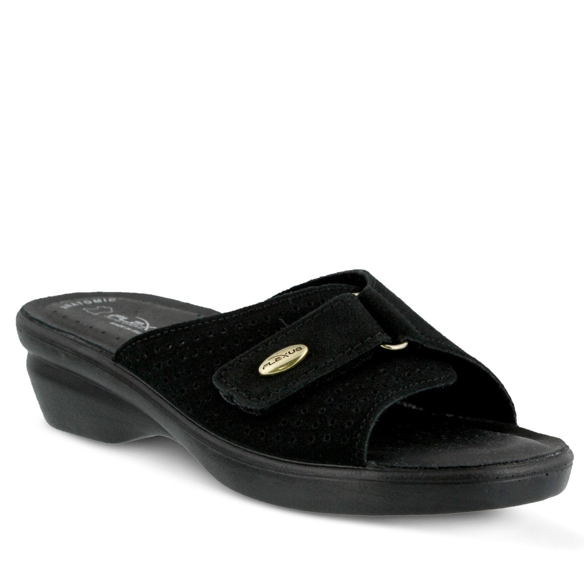 Spring Step Shoes Flexus Kea Slide Sandal Women’s Suede Leather Made In Italy