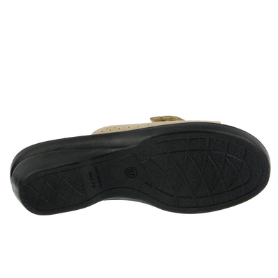 Spring Step Shoes Flexus Kea Slide Sandal Women’s Suede Leather Made In Italy