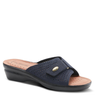 Spring Step Shoes Flexus Kea Slide Sandal Women’s Suede Leather Made In Italy