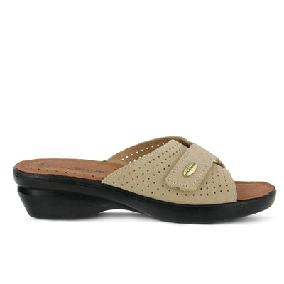 Spring Step Shoes Flexus Kea Slide Sandal Women’s Suede Leather Made In Italy