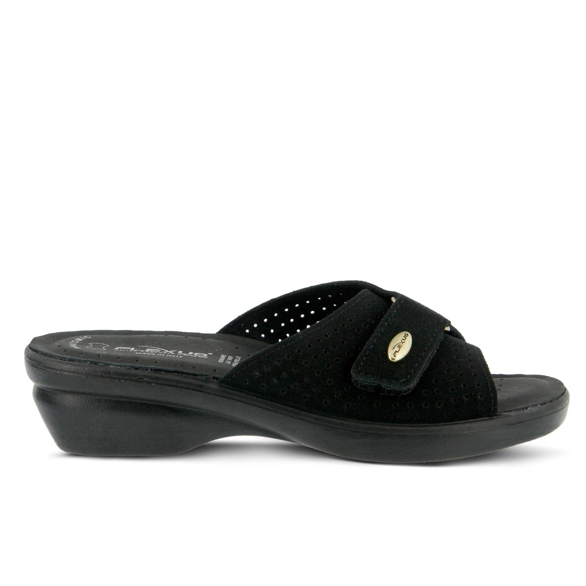 Spring Step Shoes Flexus Kea Slide Sandal Women’s Suede Leather Made In Italy