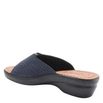 Spring Step Shoes Flexus Kea Slide Sandal Women’s Suede Leather Made In Italy