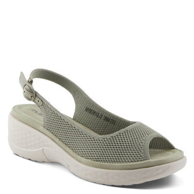 Spring Step Shoes Flexus Mayberry Sandals Women’s Textile Wedge
