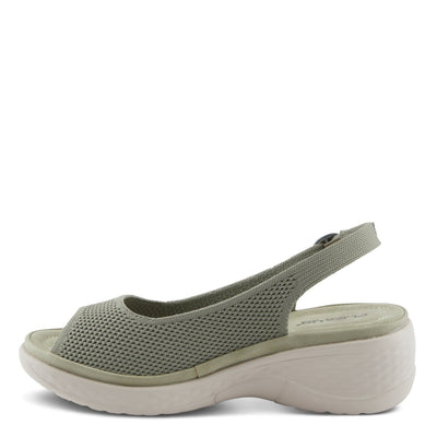Spring Step Shoes Flexus Mayberry Sandals Women’s Textile Wedge