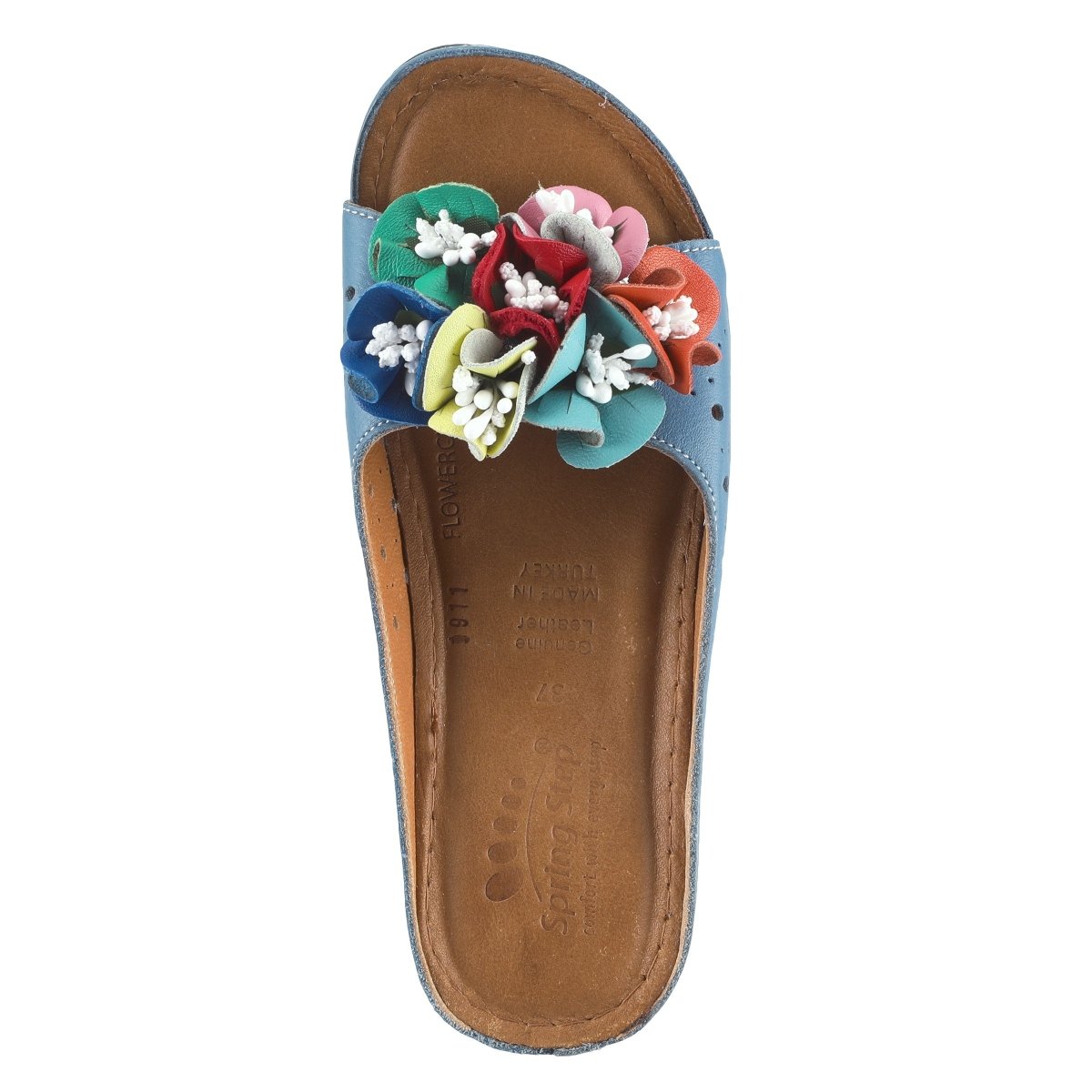Spring Step Shoes Flowerchild Women’s Leather Multicolor Sandal