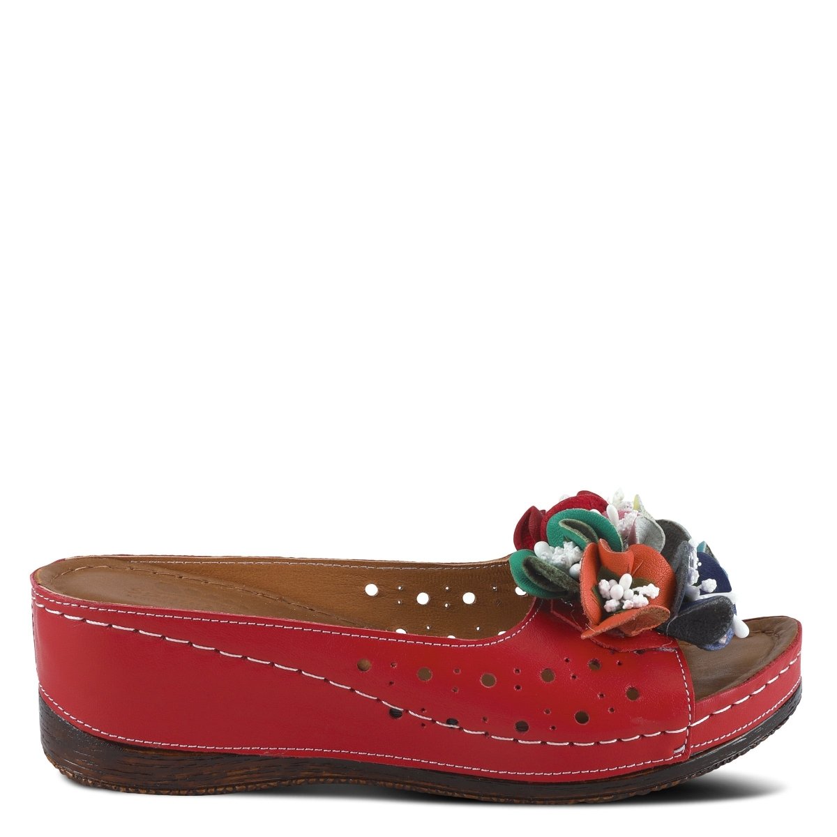 Spring Step Shoes Flowerchild Women’s Leather Multicolor Sandal