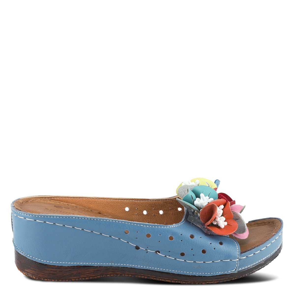 Spring Step Shoes Flowerchild Women’s Leather Multicolor Sandal