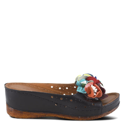 Spring Step Shoes Flowerchild Women’s Leather Multicolor Sandal