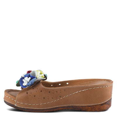 Spring Step Shoes Flowerchild Women’s Leather Multicolor Sandal